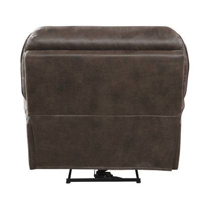 Proctor Microfiber Power Reclining Chair In Brown
