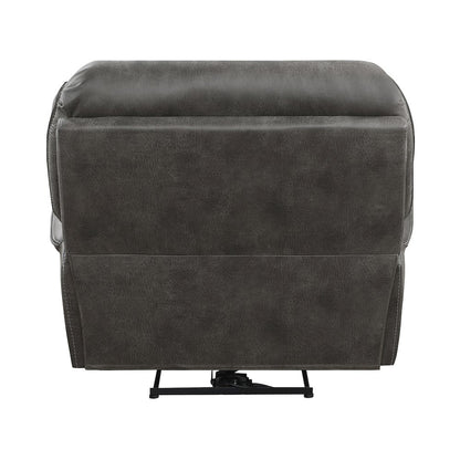 Proctor Microfiber Power Reclining Chair In Gray