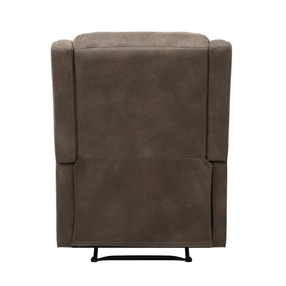 Lexicon Durant Microfiber Manual Recliner in Brown