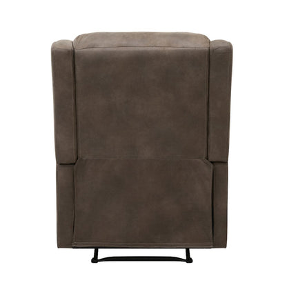 Lexicon Durant Microfiber Manual Recliner in Brown