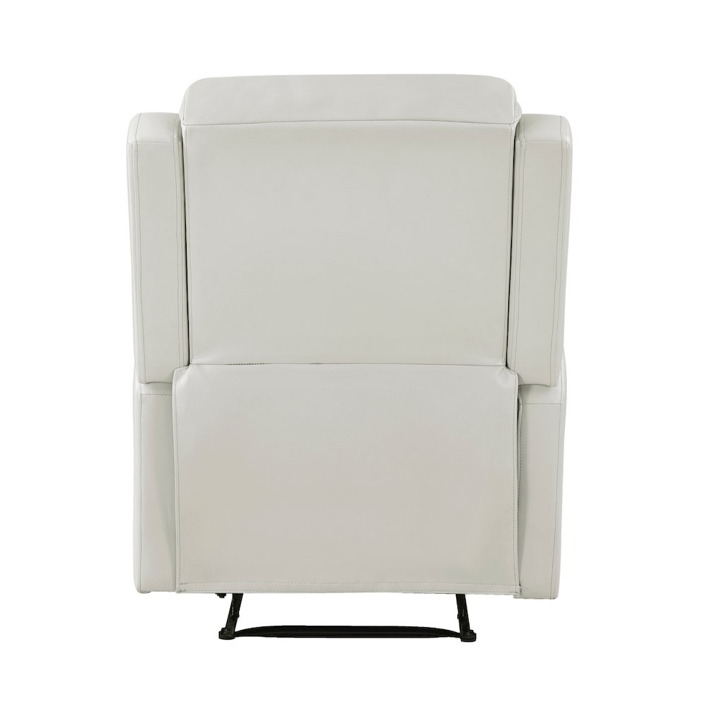Lexicon Durant Faux Leather Manual Recliner in Taupe