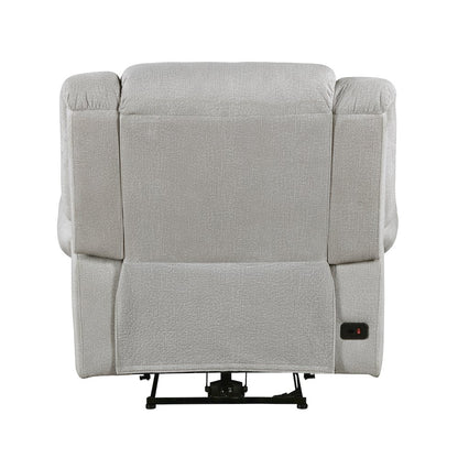 Lexicon Brennen Microfiber Power Reclining Chair in Mist