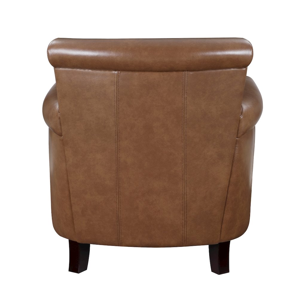 Lexicon Braintree Leather Accent chair in Brown