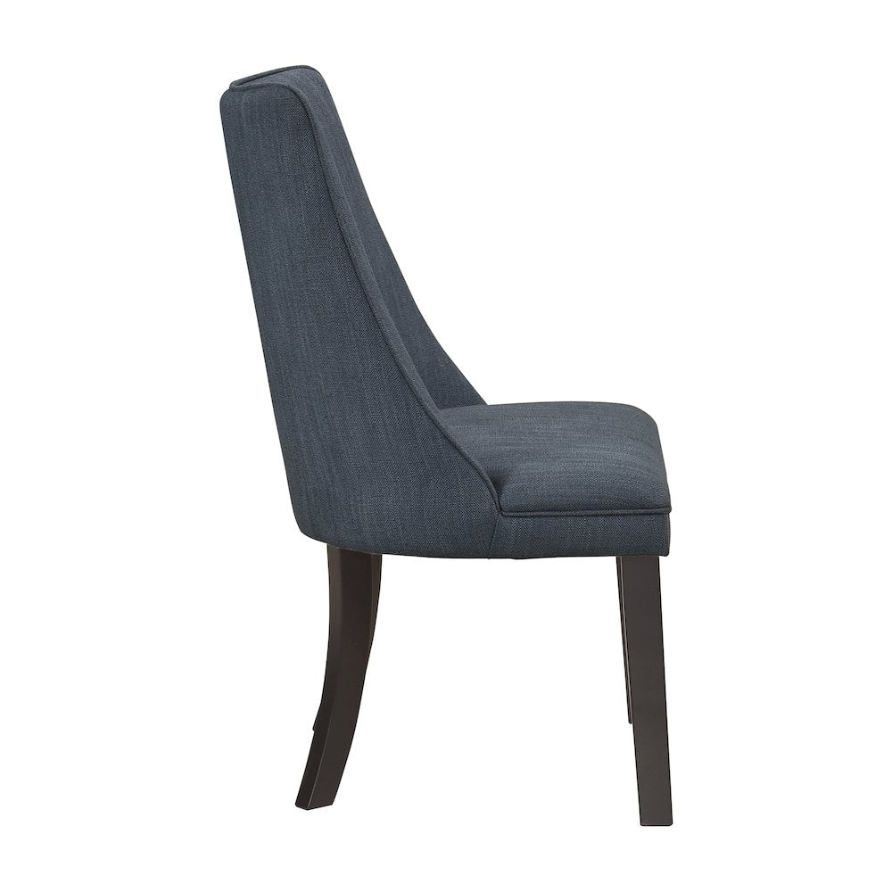 Paulson Textured Dining Room Side Chair, set of 2 in Blue gray