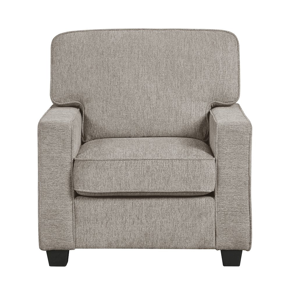 Frances Chenille Chair in Taupe