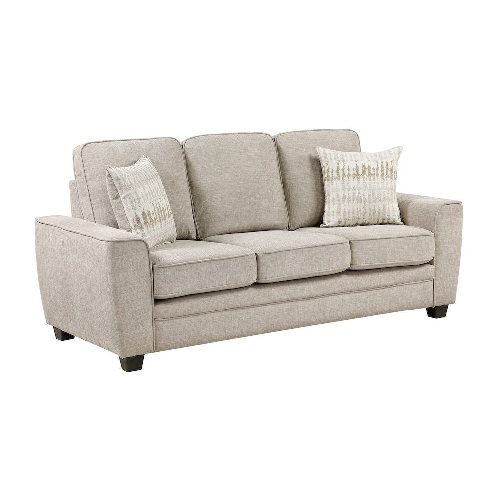Zander Chenille Sofa in Taupe
