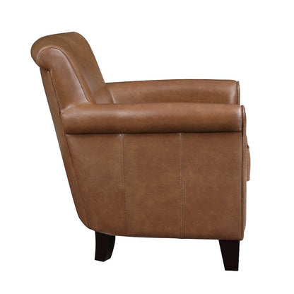 Lexicon Braintree Leather Accent chair in Brown