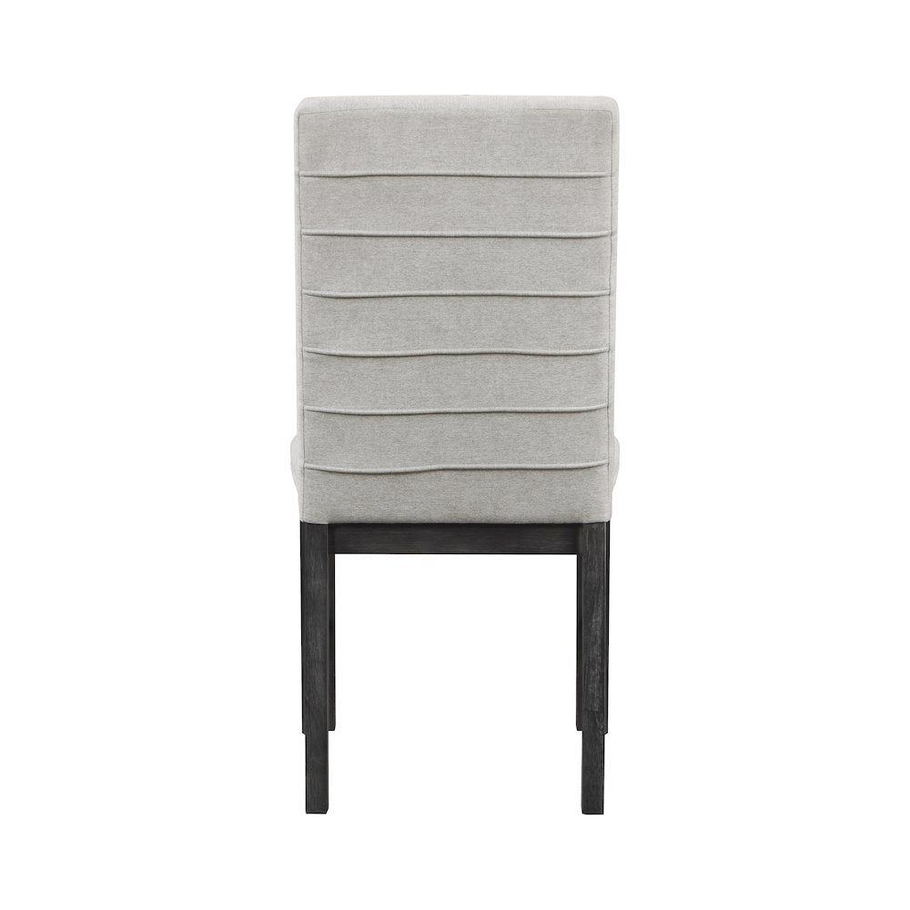 Orem Textured Dining Room Side Chair, set of 2 in Gray