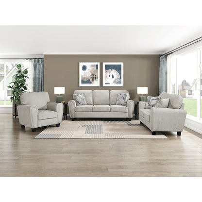 Lemond Chenille Sofa in Gray