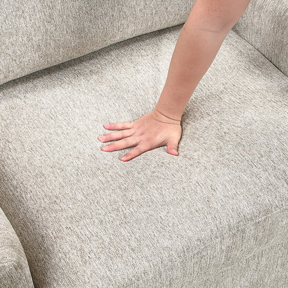 Isla Microfiber 4-Piece Sectional with Reversible Chaise in Sage Sand