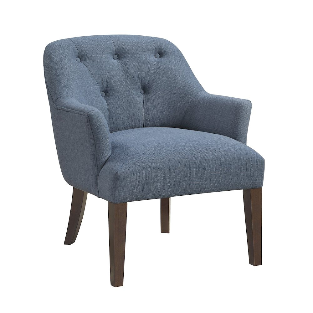 Rebecca Textured Accent Chair in Blue