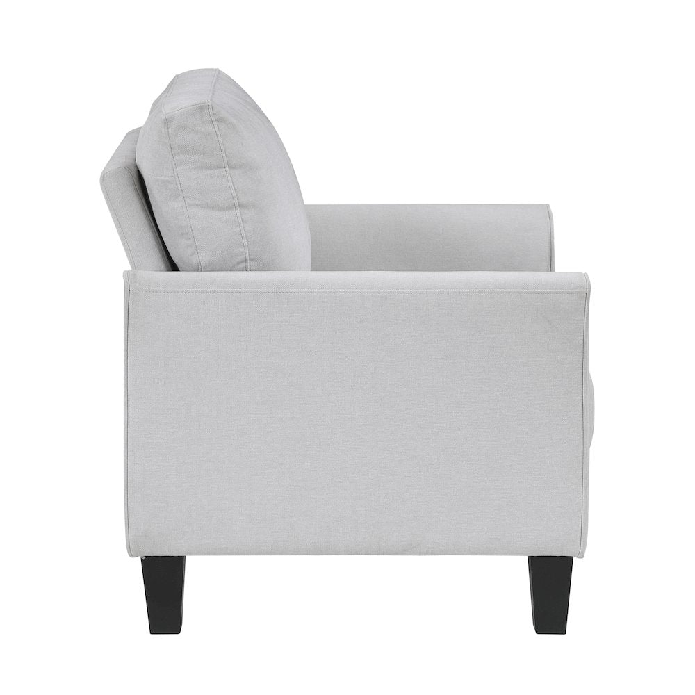 Aliana Textured Chair in Gray