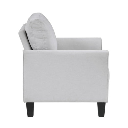 Aliana Textured Chair in Gray