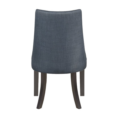 Paulson Textured Dining Room Side Chair, set of 2 in Blue gray