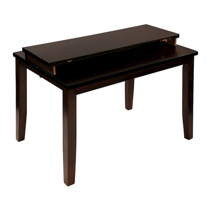 Mantello Wood Veneer Counter Height Dining Room Table in Cherry