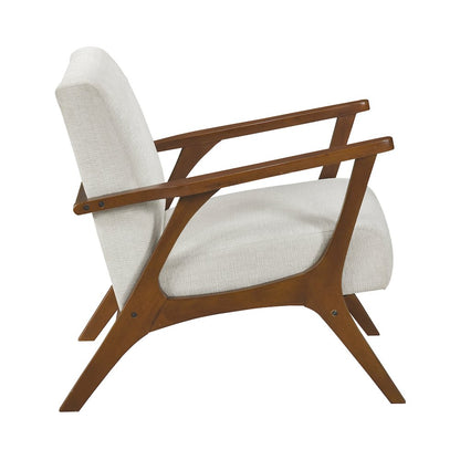 Arden Chenille Accent Chair in Beige