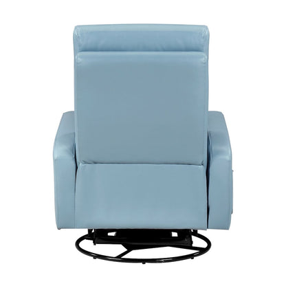 Sorrento Leather Swivel Glider Reclining Chair in Beige