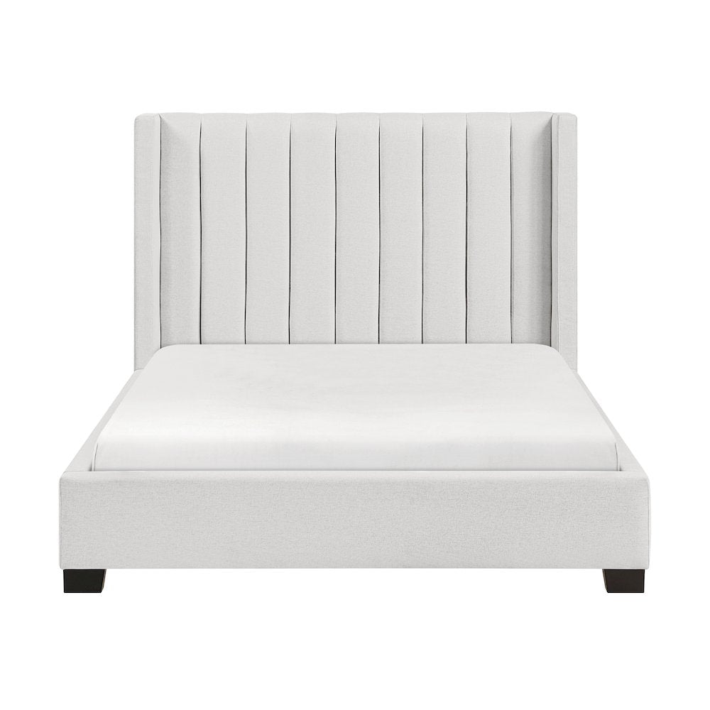 Emerson Textured Full Bed in a Box in Beige
