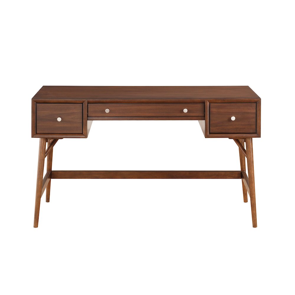 Frolic Poplar Writing Desk in Brown