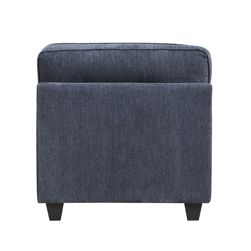 Bennett Chenille Chair in Blue