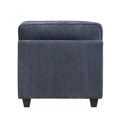 Bennett Chenille Chair in Blue