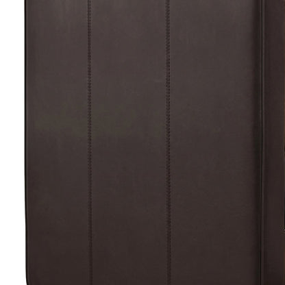 Starlight Canyon Home Faux Leather-Upholstered Daybed with Arms, Brown