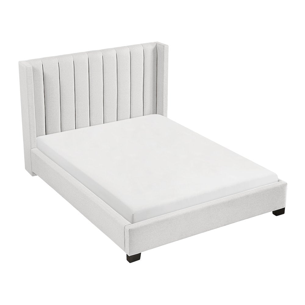 Emerson Textured Full Bed in a Box in Beige