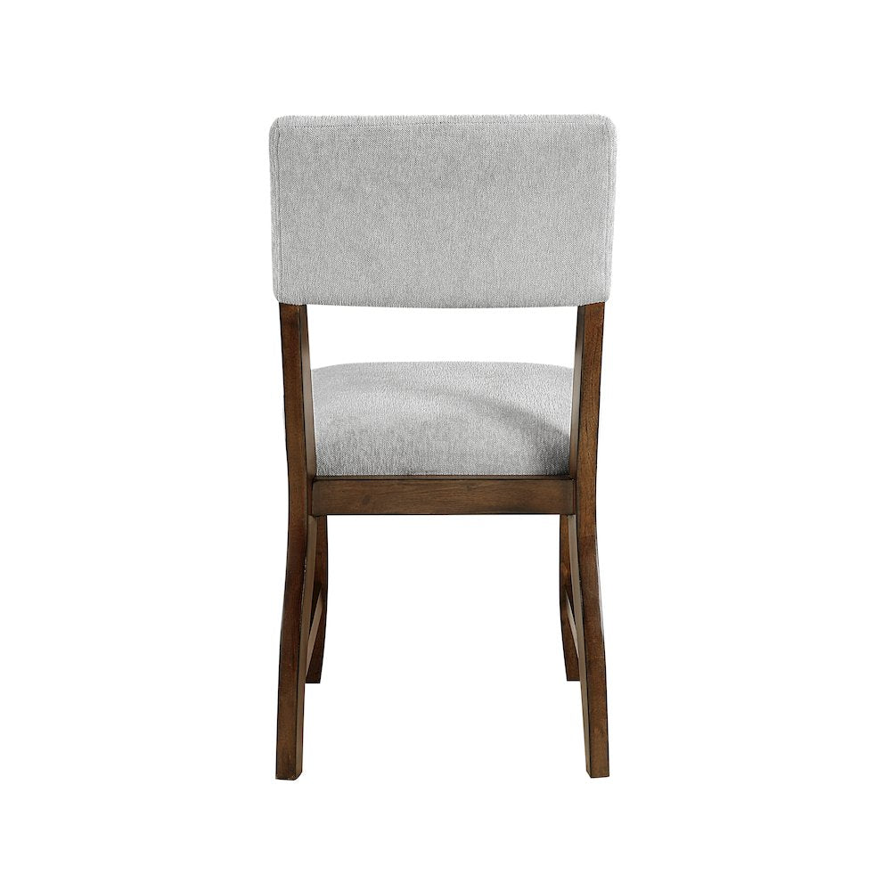 Aiden Chenille Side Chair in Gray