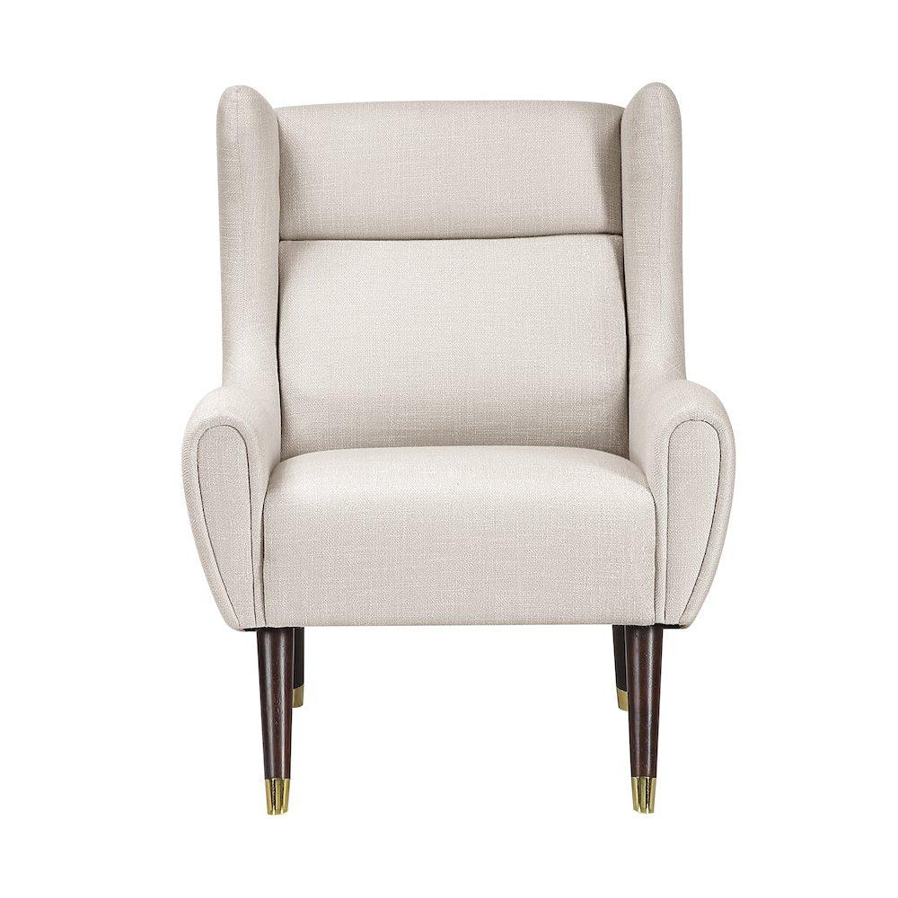 Greta Textured Accent Chair in Beige