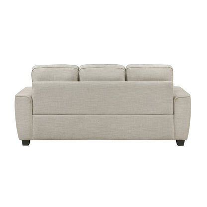 Zander Chenille Sofa in Taupe