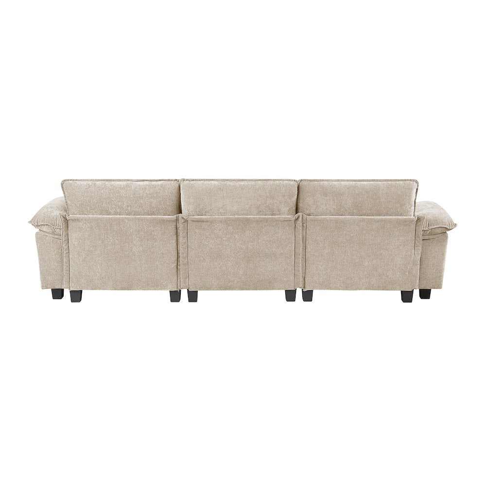 Dublin Chenille Sofa in Taupe
