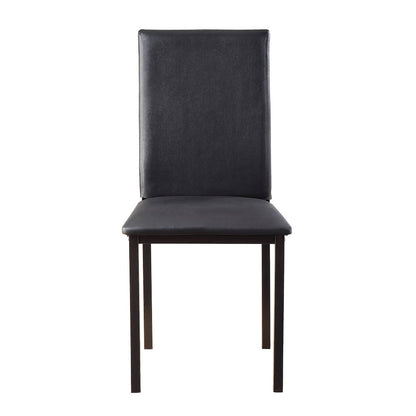 Tempe Metal Dining Room Side Chair, Set of 4 in Black