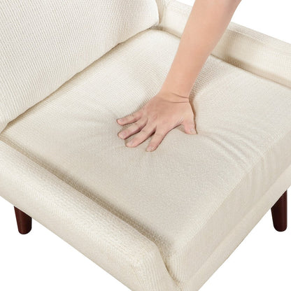 Ellie Chenille Accent Chair in Beige