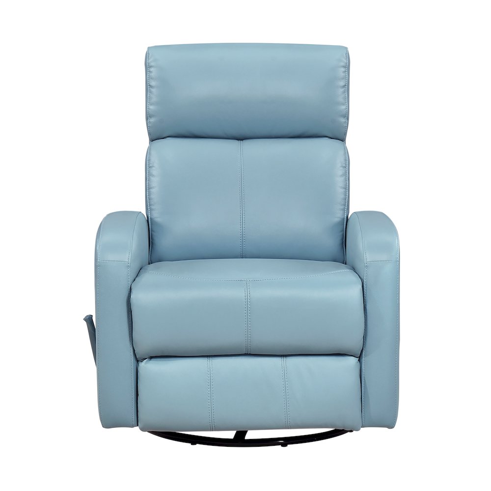 Sorrento Leather Swivel Glider Reclining Chair in Mocha
