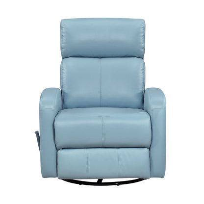 Sorrento Leather Swivel Glider Reclining Chair in Mocha
