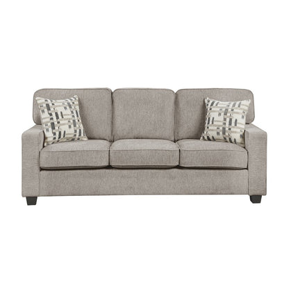 Frances Chenille Sofa in Taupe