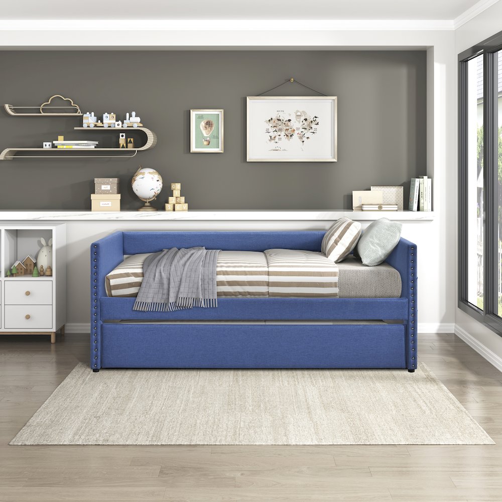 Boynton Textured Daybed in Blue