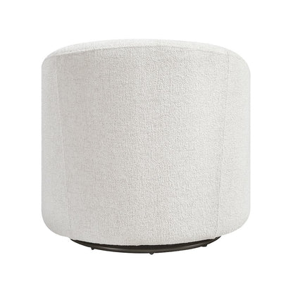 Seville Chenille Swivel Chair in Beige