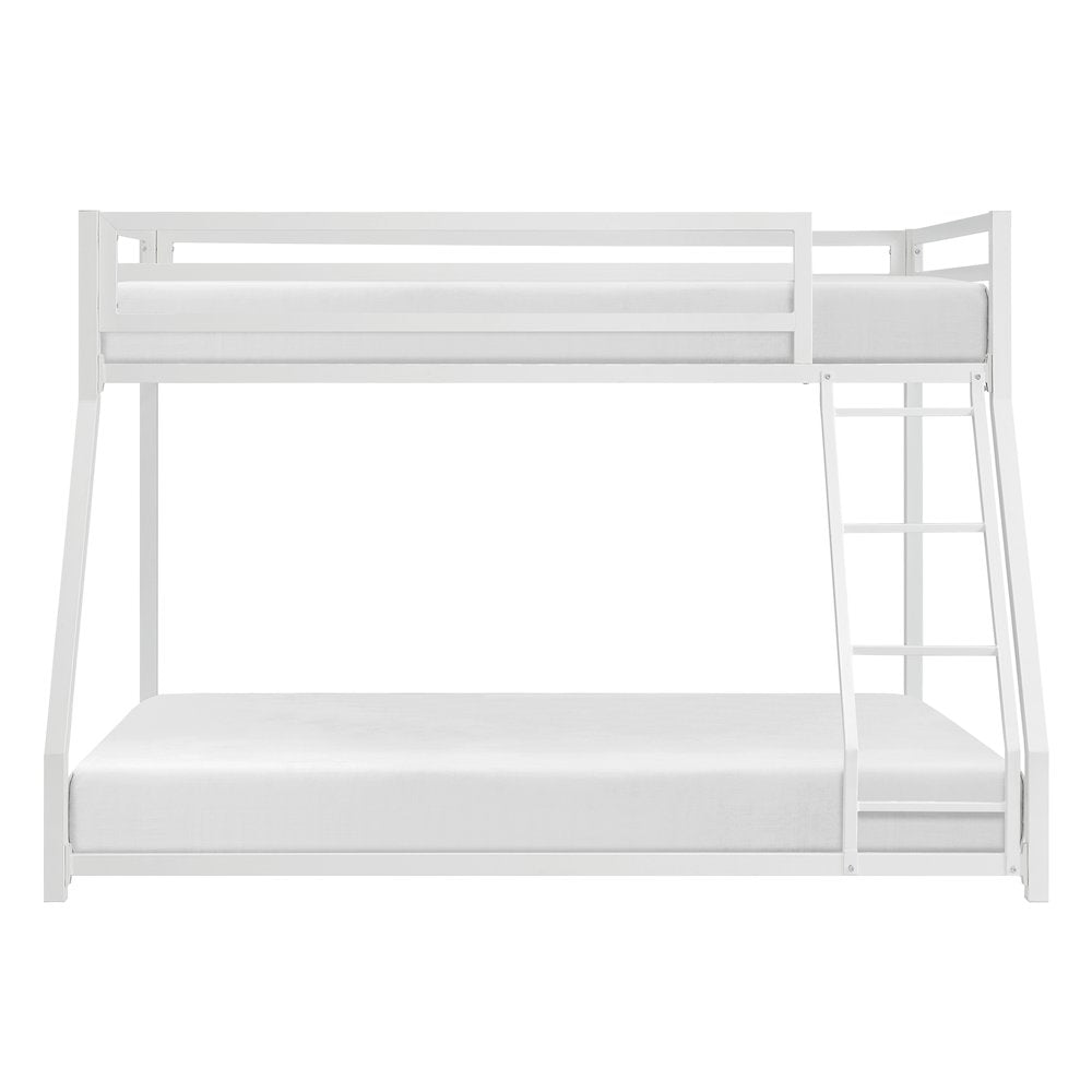 Jovie Metal Twin Over Full Metal Bunk Bed in White
