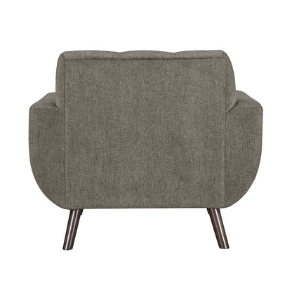 Janne Chenille Chair in Brown