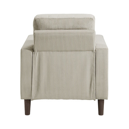 Crandall Corduroy Chair in Taupe