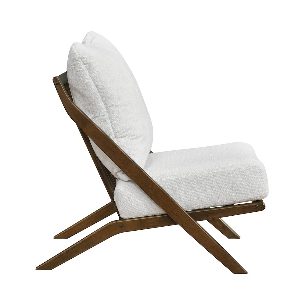 Audrey Chenille Accent Chair in Beige