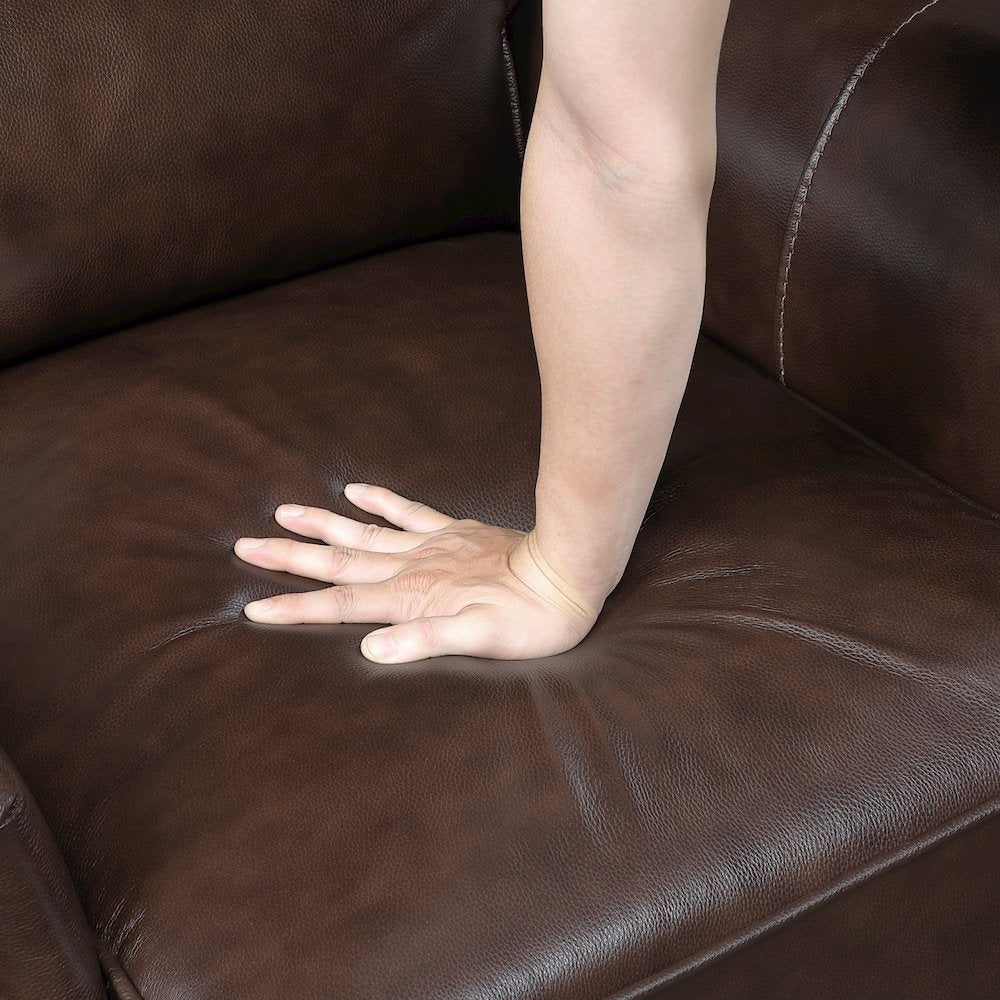 Remington Leather Sofa in Brown