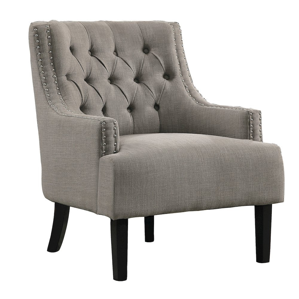 Charisma Textured Accent Chair in Taupe