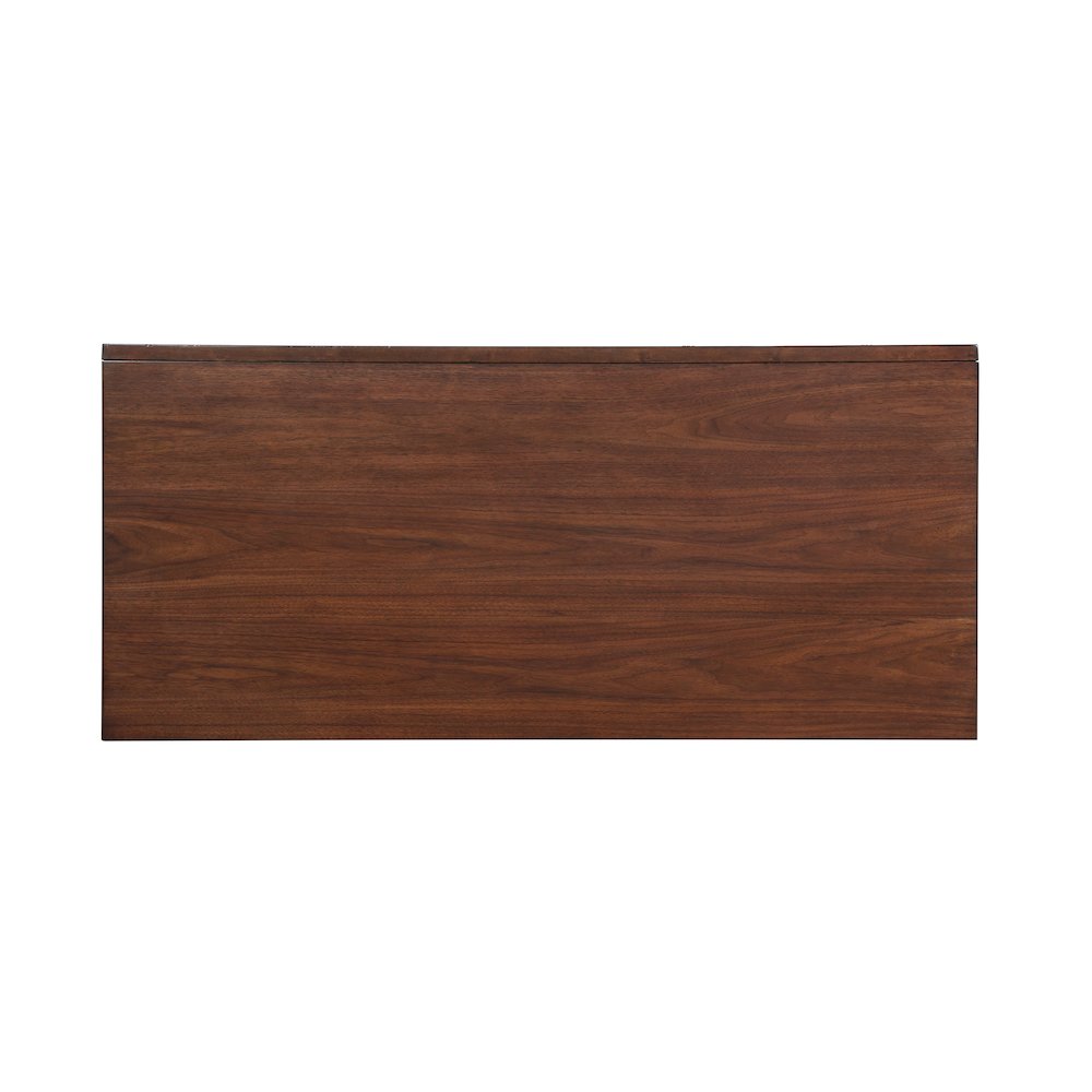 Frolic Poplar Writing Desk in Brown