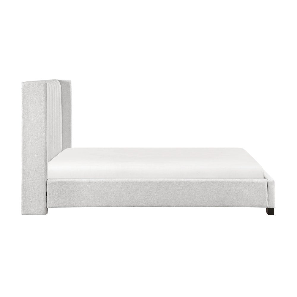 Emerson Textured Queen Bed in a Box in Beige