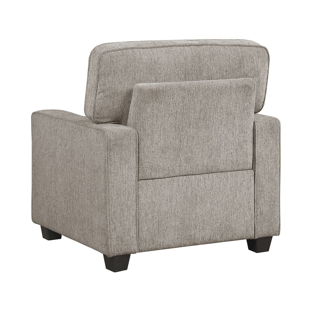 Frances Chenille Chair in Taupe