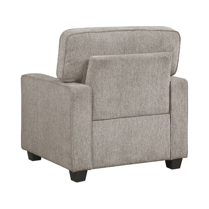 Frances Chenille Chair in Taupe