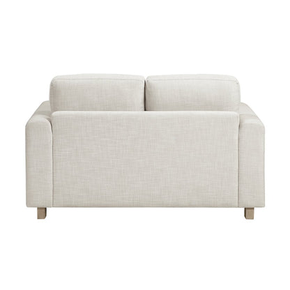 Echo Textured 2pc Set: Sofa, Love in Beige