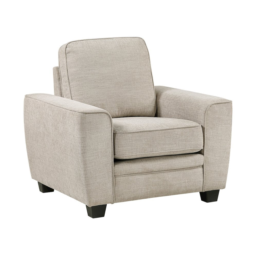 Zander Chenille Chair in Taupe